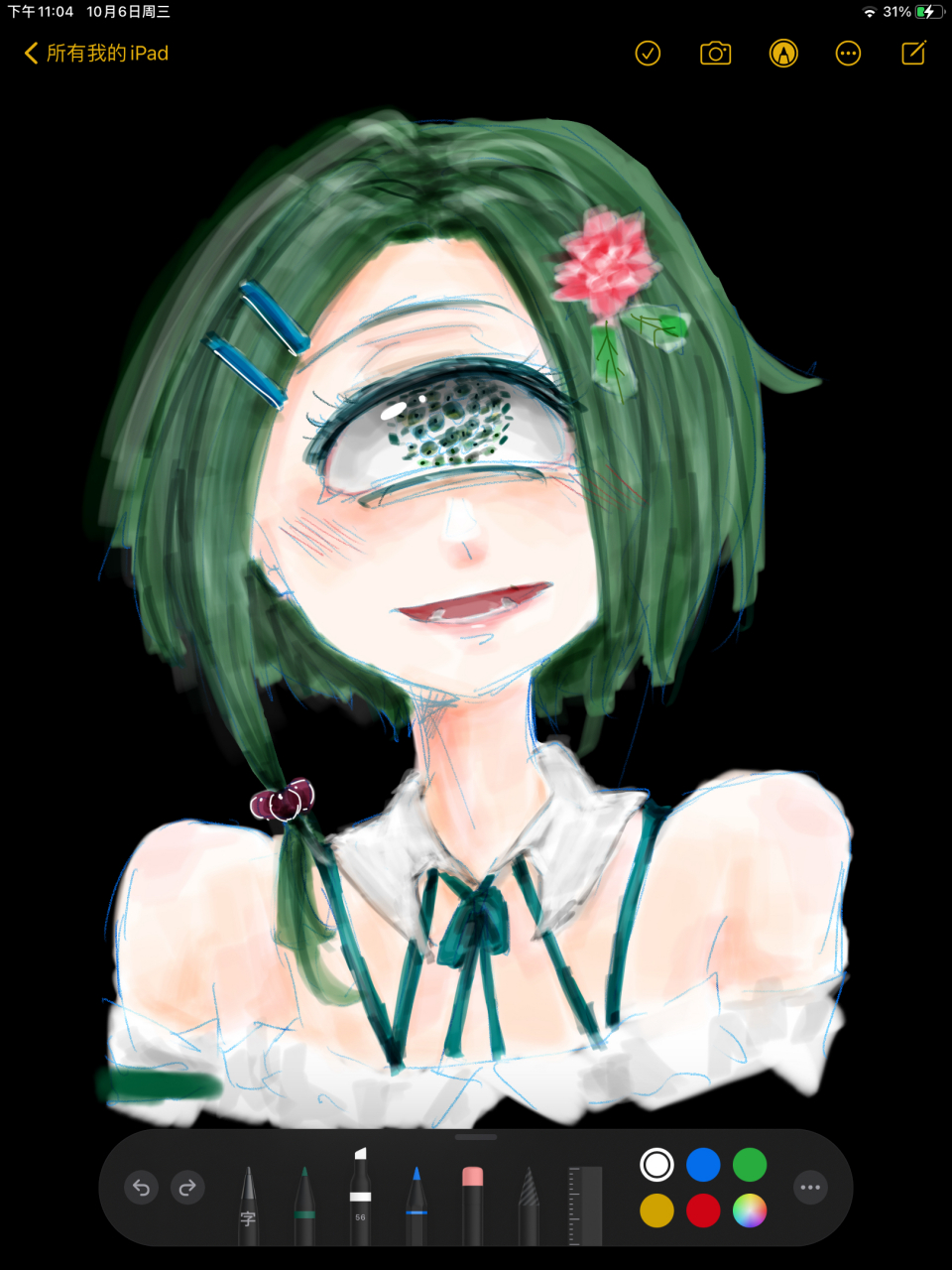 ray-kbys老湿画的这个孩子好像是没有鼻子的?