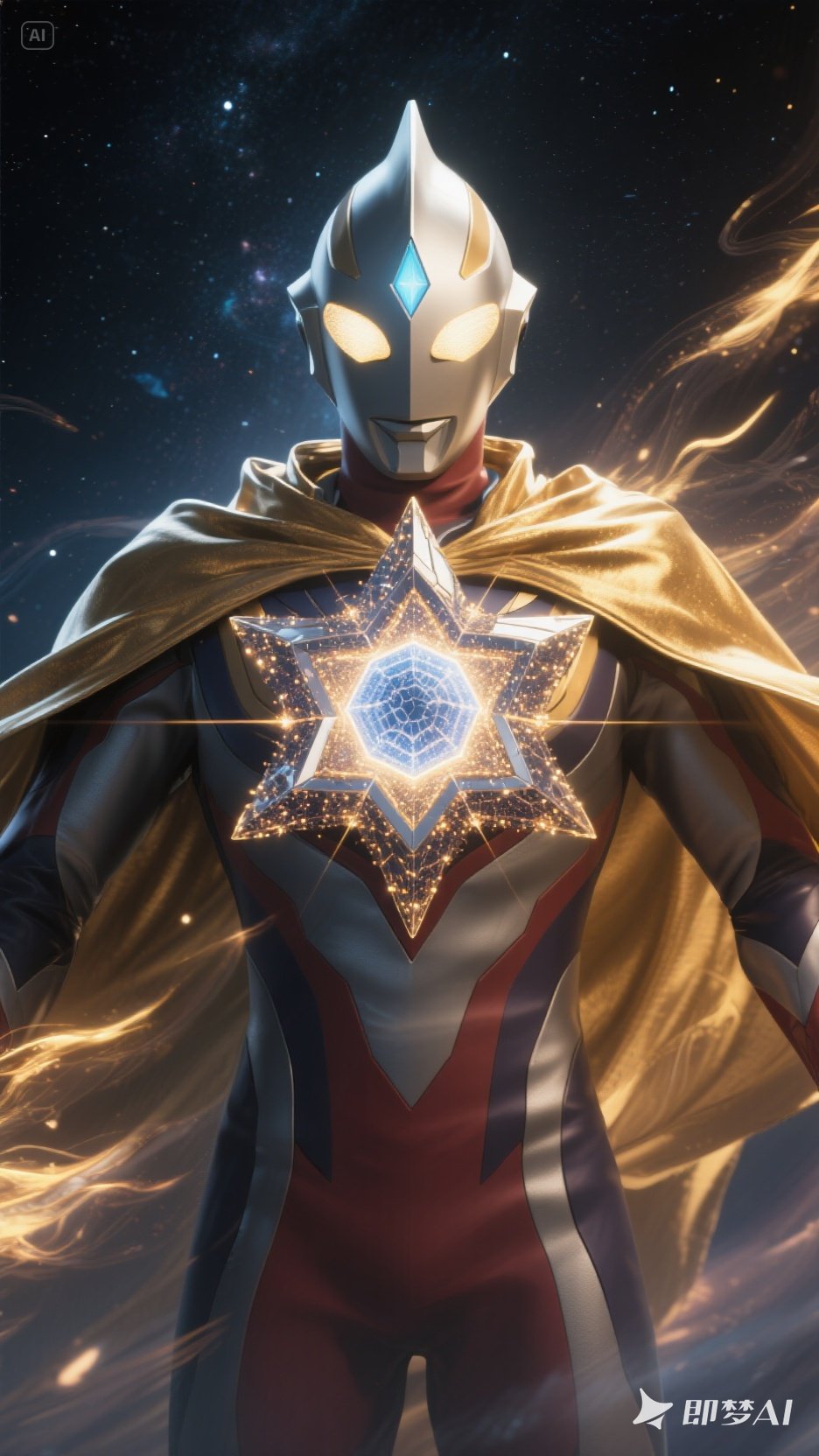 注:本诗以诺亚与迪迦融合的同人设定为灵感