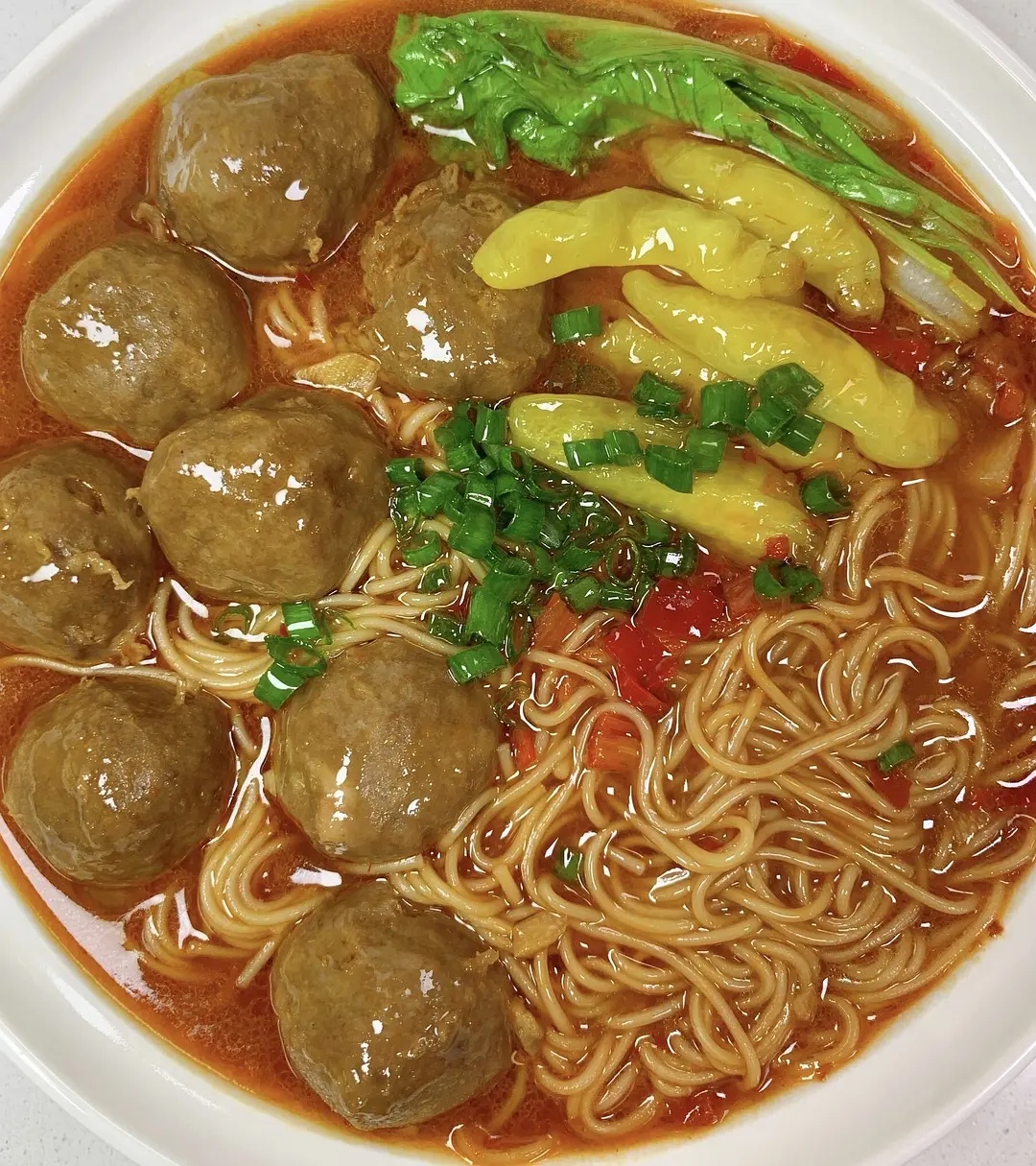 泡椒牛肉丸面