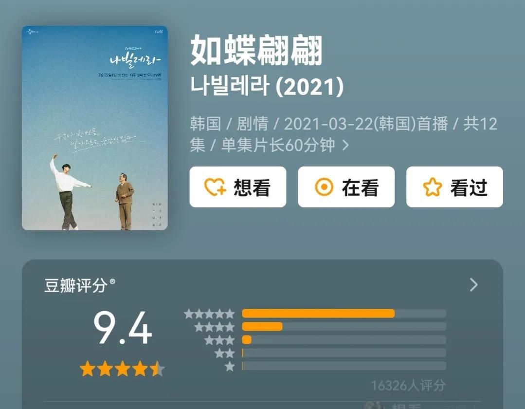 强烈向大家推荐一部优质的韩剧《如蝶起舞》,在我心中的地位不次于