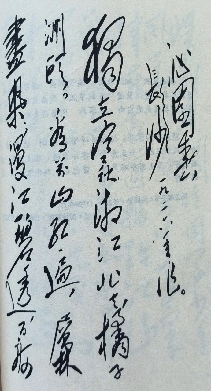 沁园春·长沙 独立寒秋,湘江北去,橘子洲头.