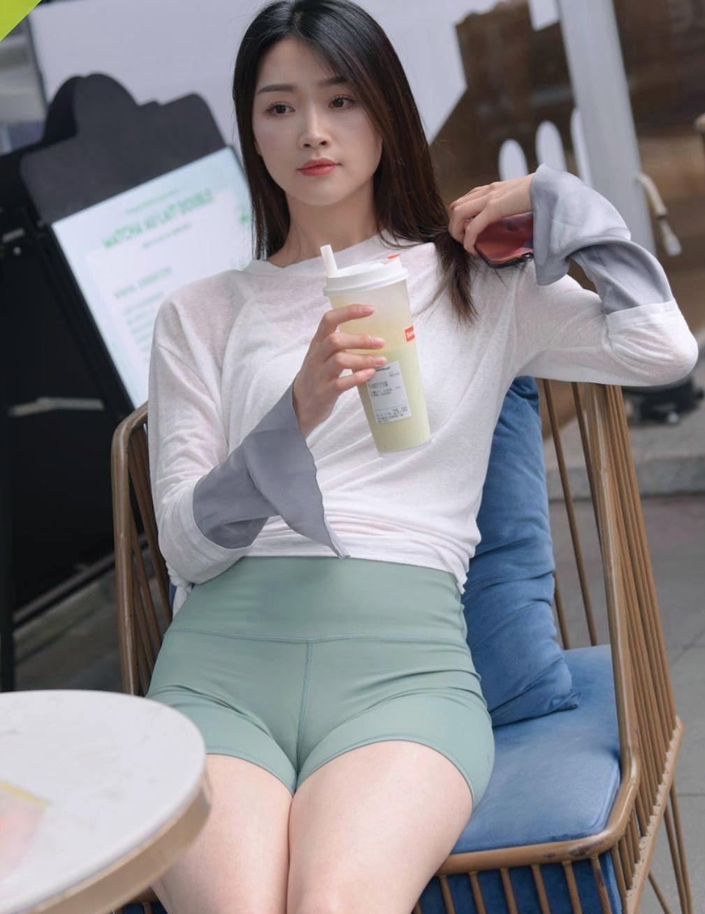 遇见好身材# #紧身瑜伽短裤