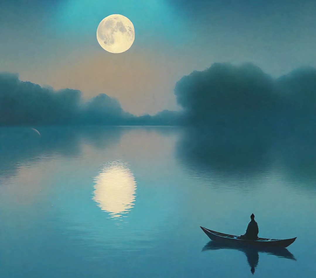 月下孤舟