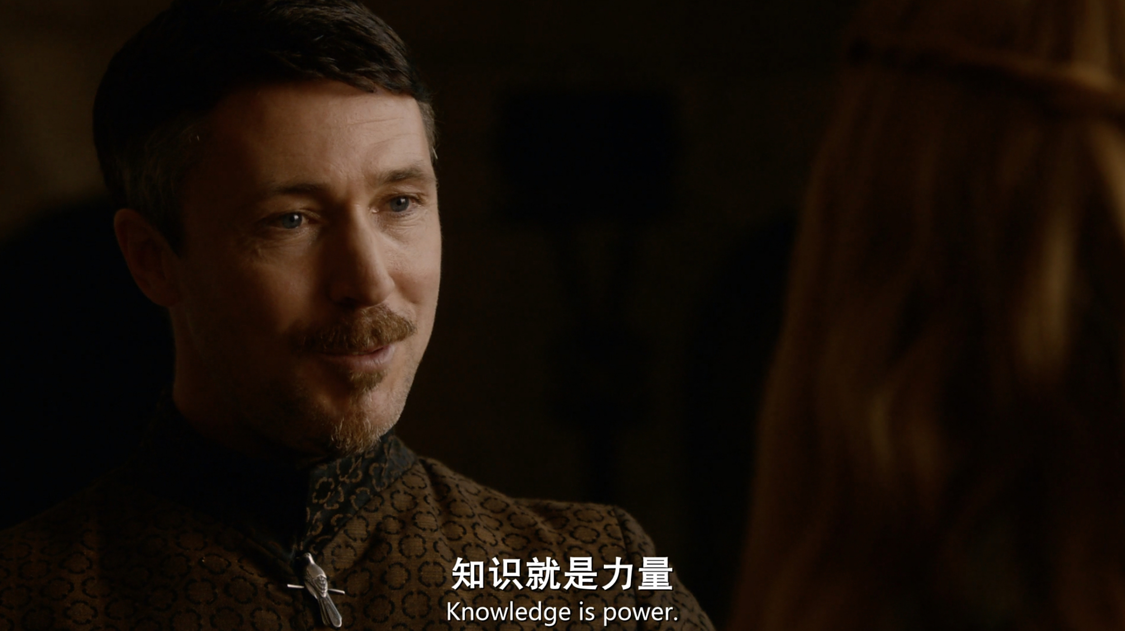 权力的游戏# #经典台词# 分享——power is power  当小指头洋洋得意