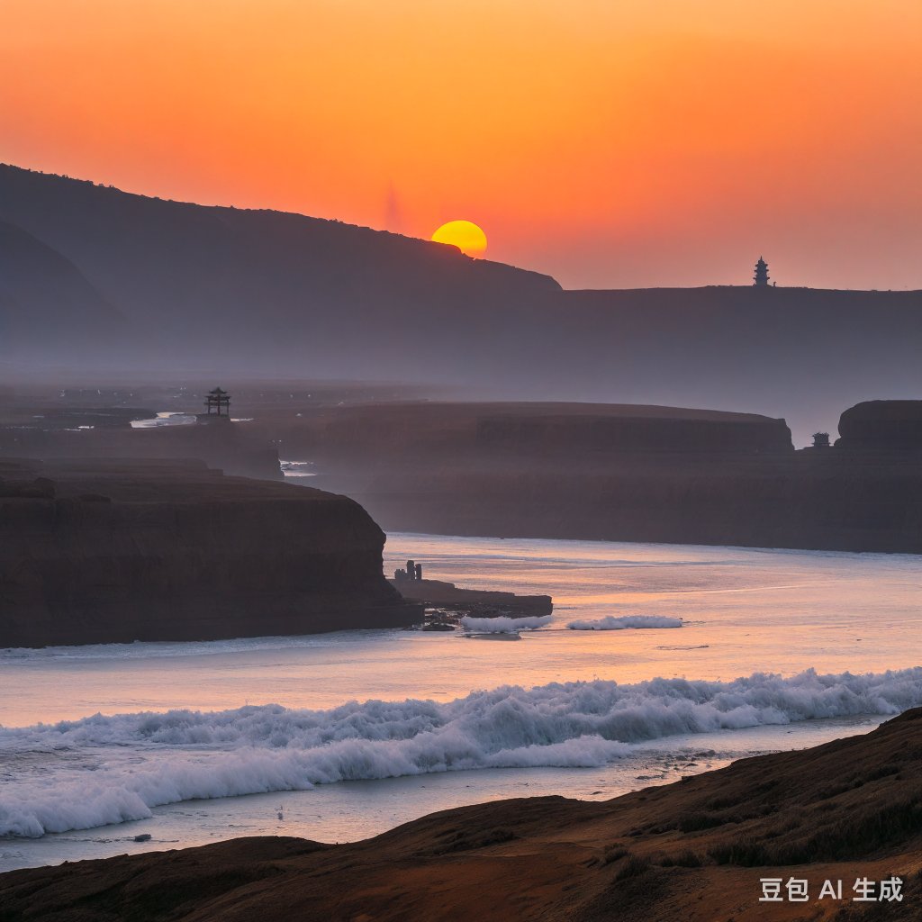 白日依山尽  黄河入海流
