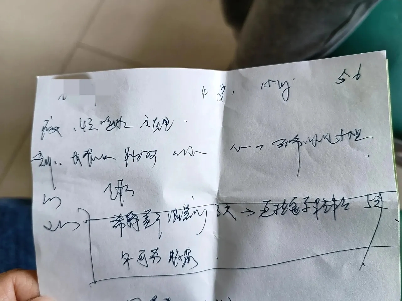 没办法,医院没有我只好领孩子顶风去了马路对面,结果药店 咳嗽处方