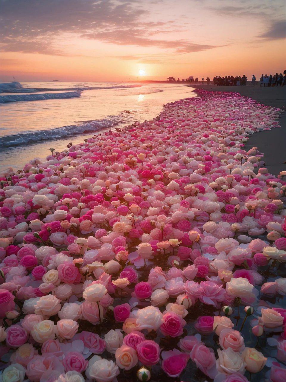 海上生花 浪漫至死不渝 flowers on the sea, rom