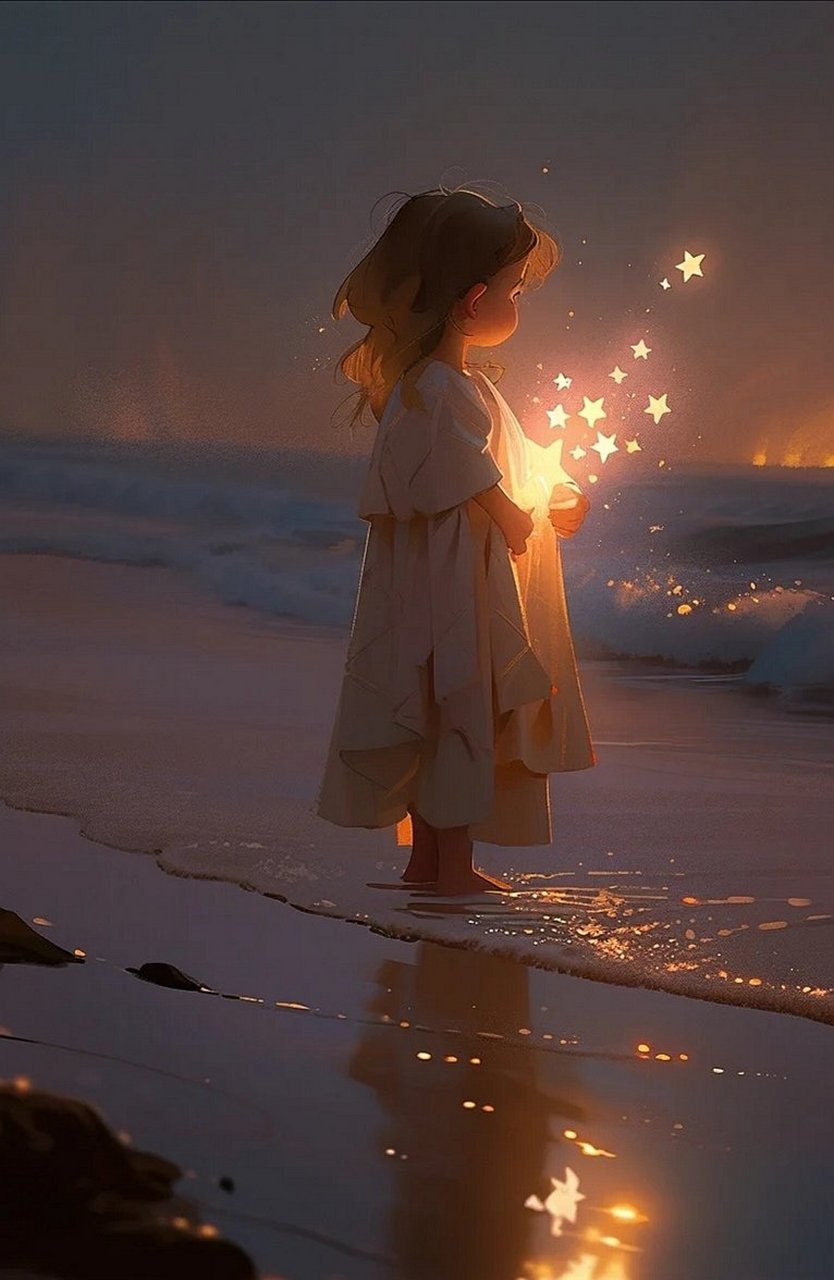 be kind brave like a little star try to shine.