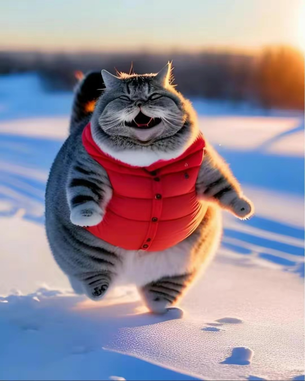 福气满满的大肥猫,快乐至上