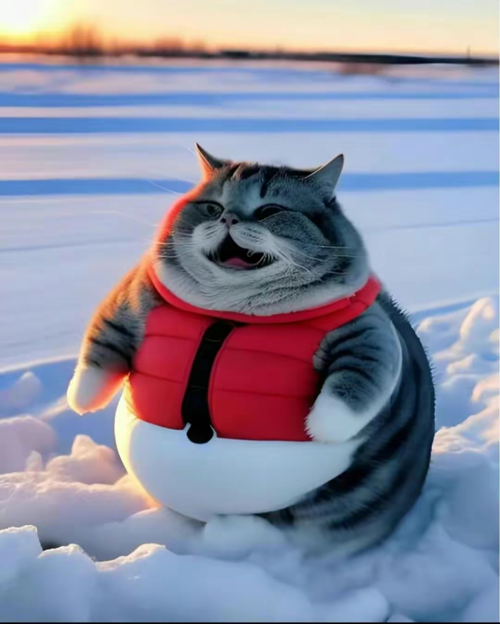 福气满满的大肥猫,快乐至上