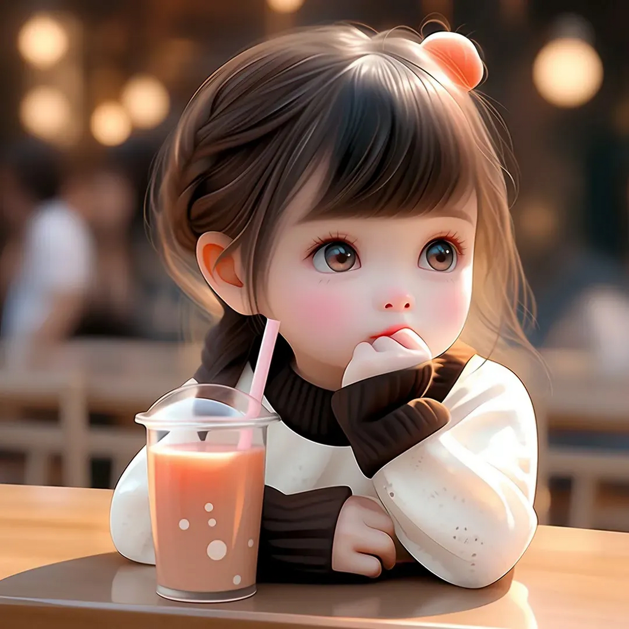 适合姐妹的白富美头像