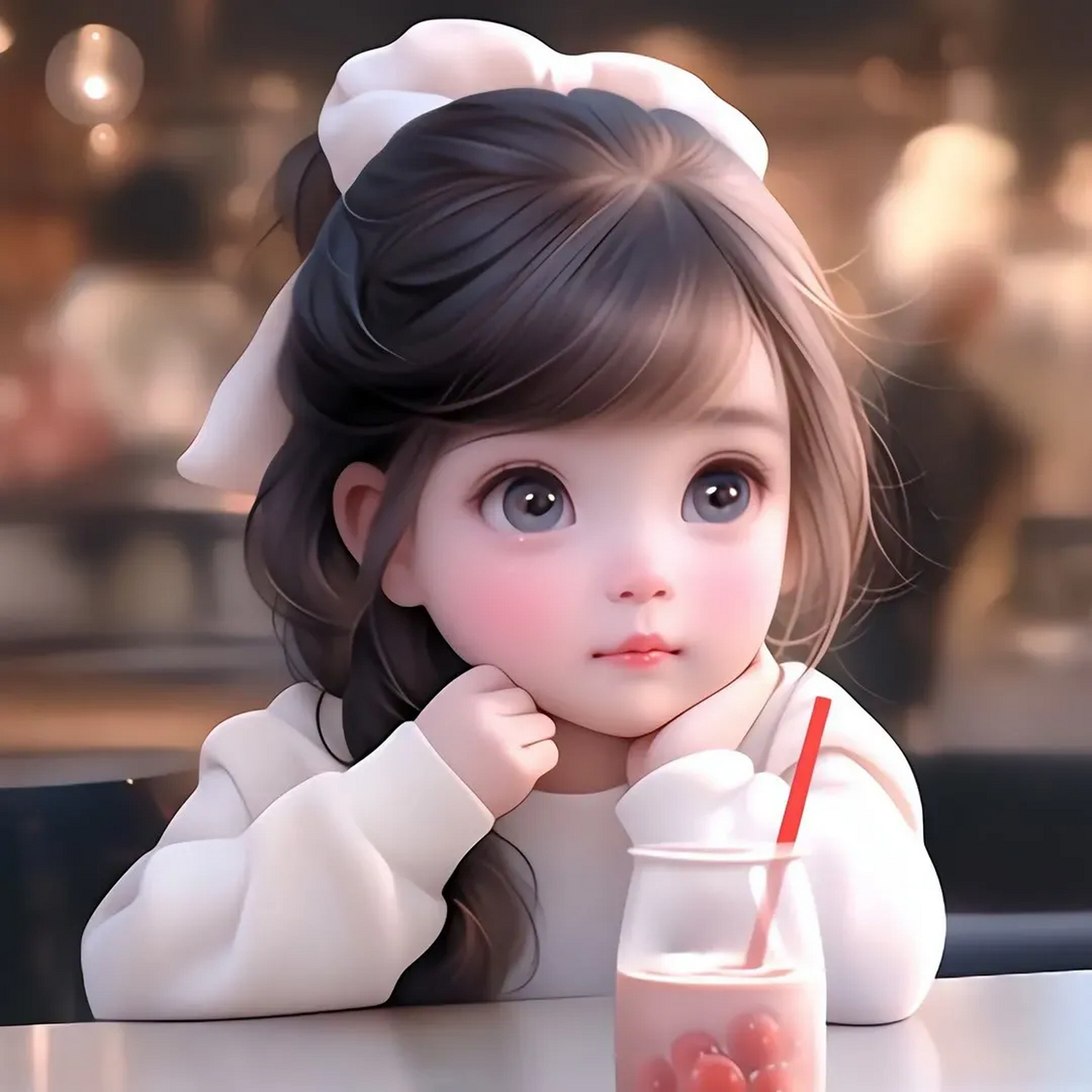 适合姐妹的白富美头像