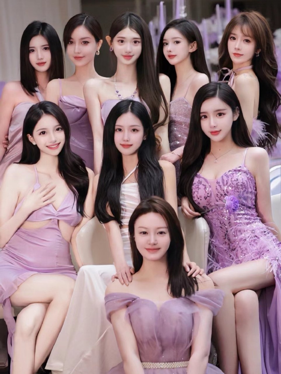 伴娘团之紫衣仙子,会不会太耀眼?