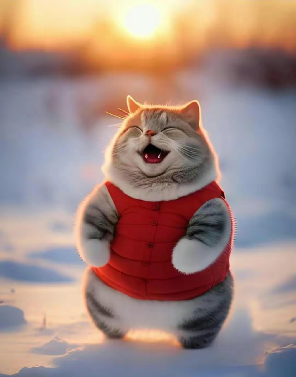 福气满满的大肥猫,快乐至上