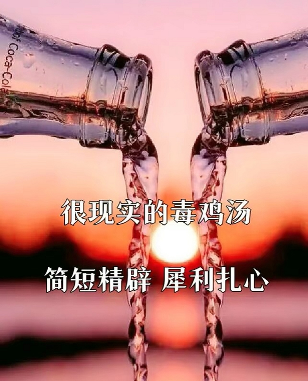 很现实的毒鸡汤 只想让你更清醒一些