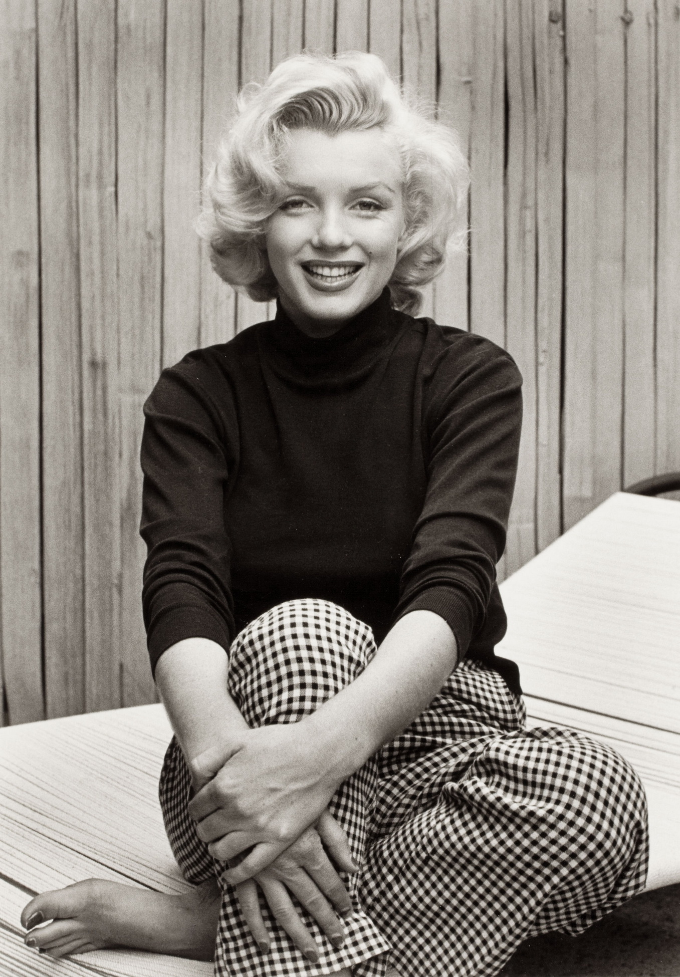 杂志著名摄影师alfred eisenstaedt拍摄的影星玛丽莲·梦露老照片