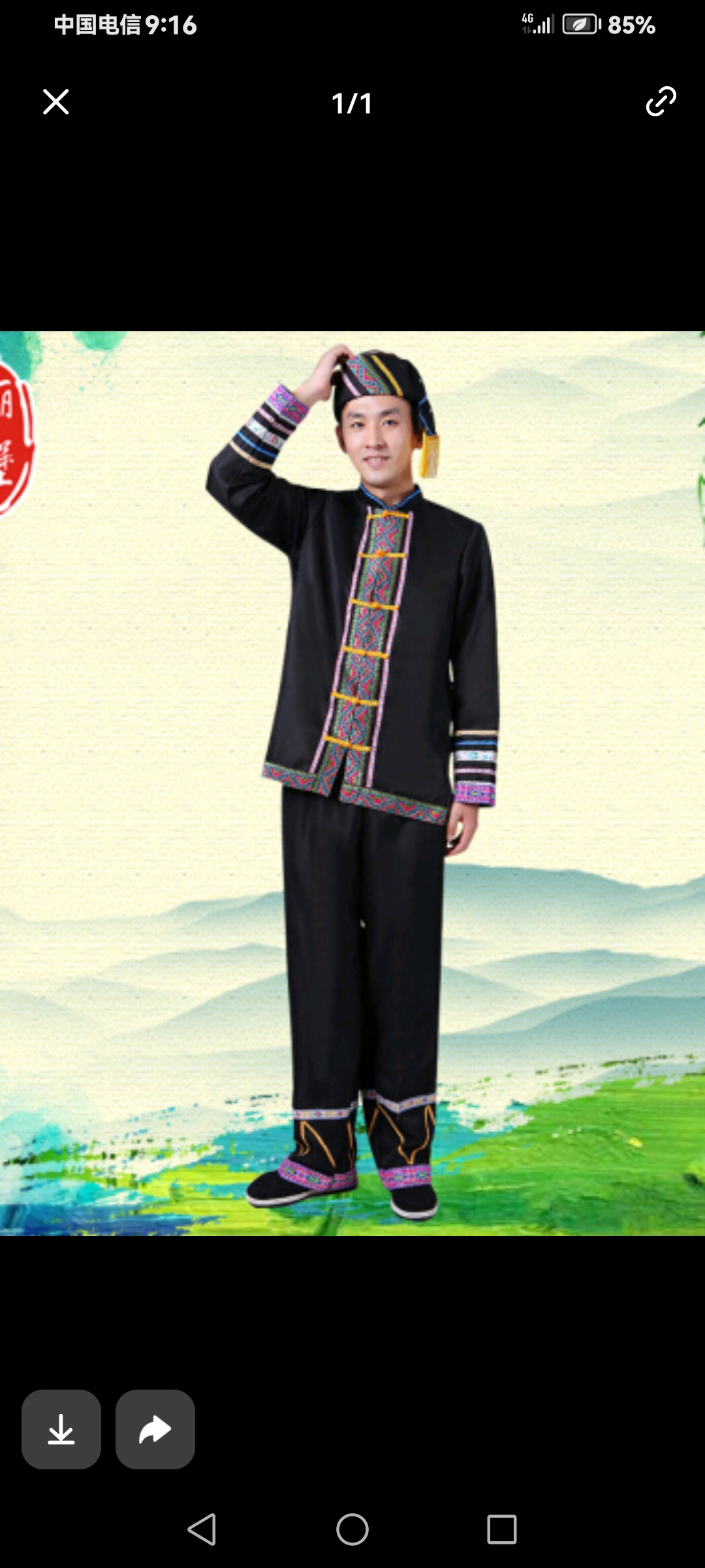 服饰苗族男人传统服装湘西苗族男服装图片苗族男性服饰苗族男子头巾