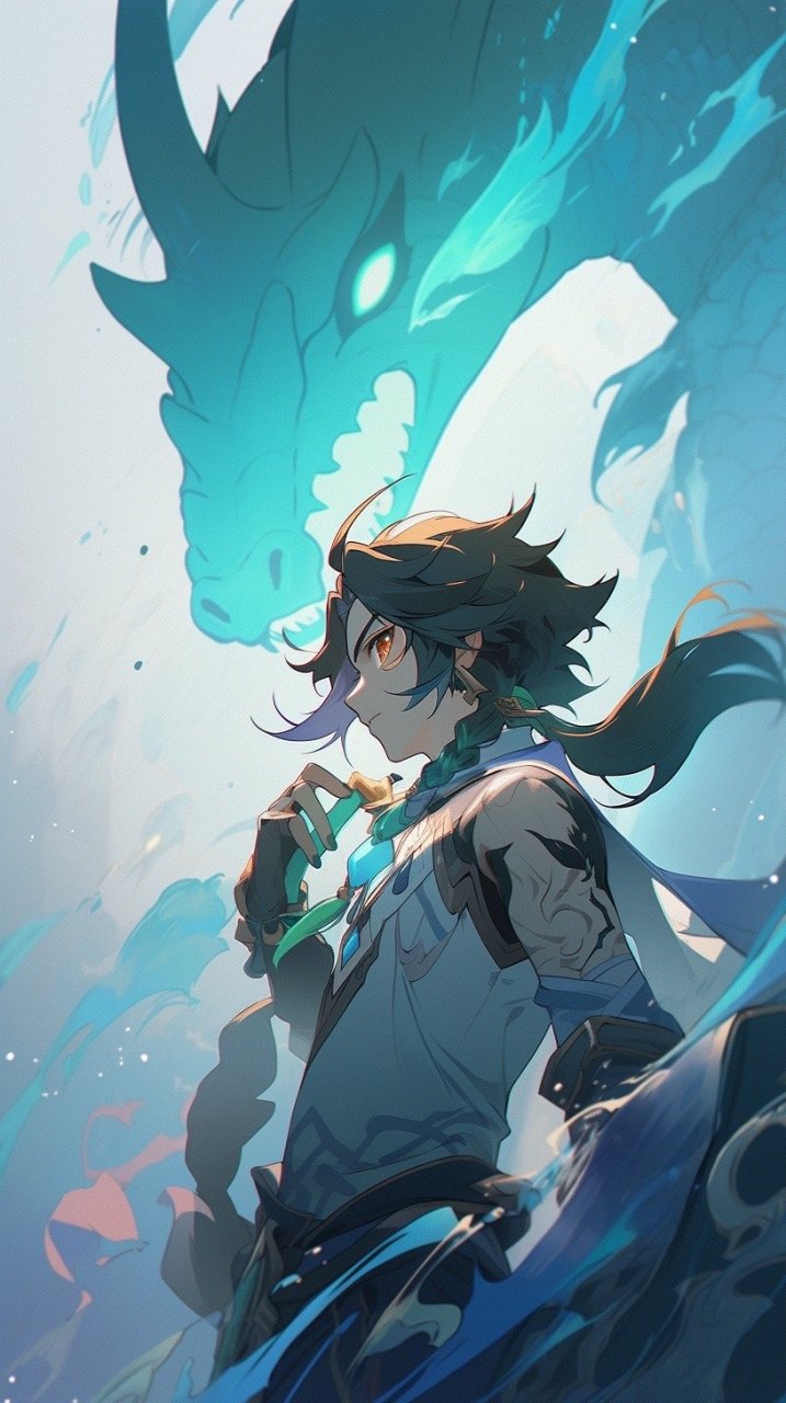 魈,守护璃月港的"三眼五显仙人"之一,美号"降魔大圣",妙称"护法夜叉