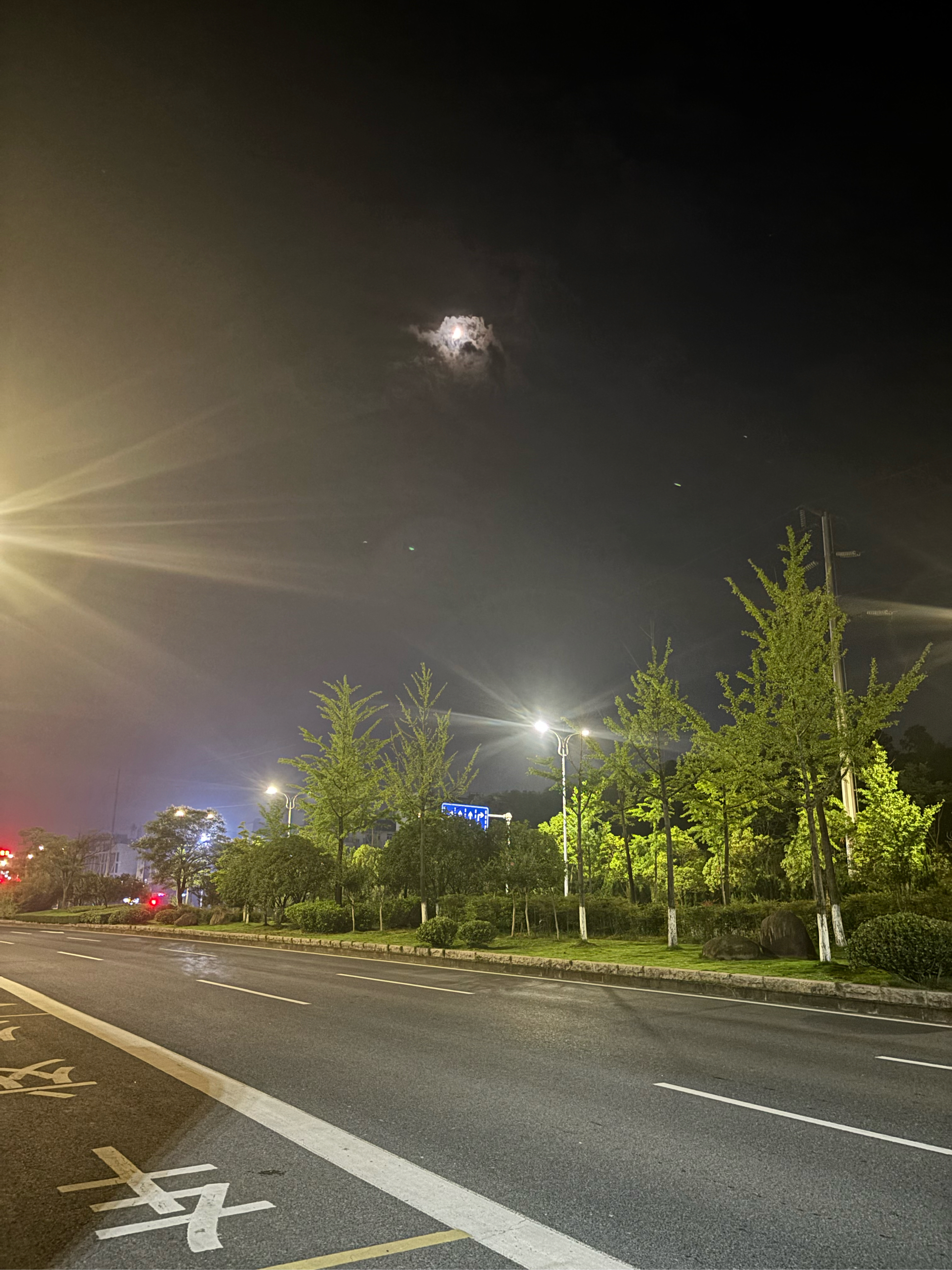 普通夜空照片真实图片