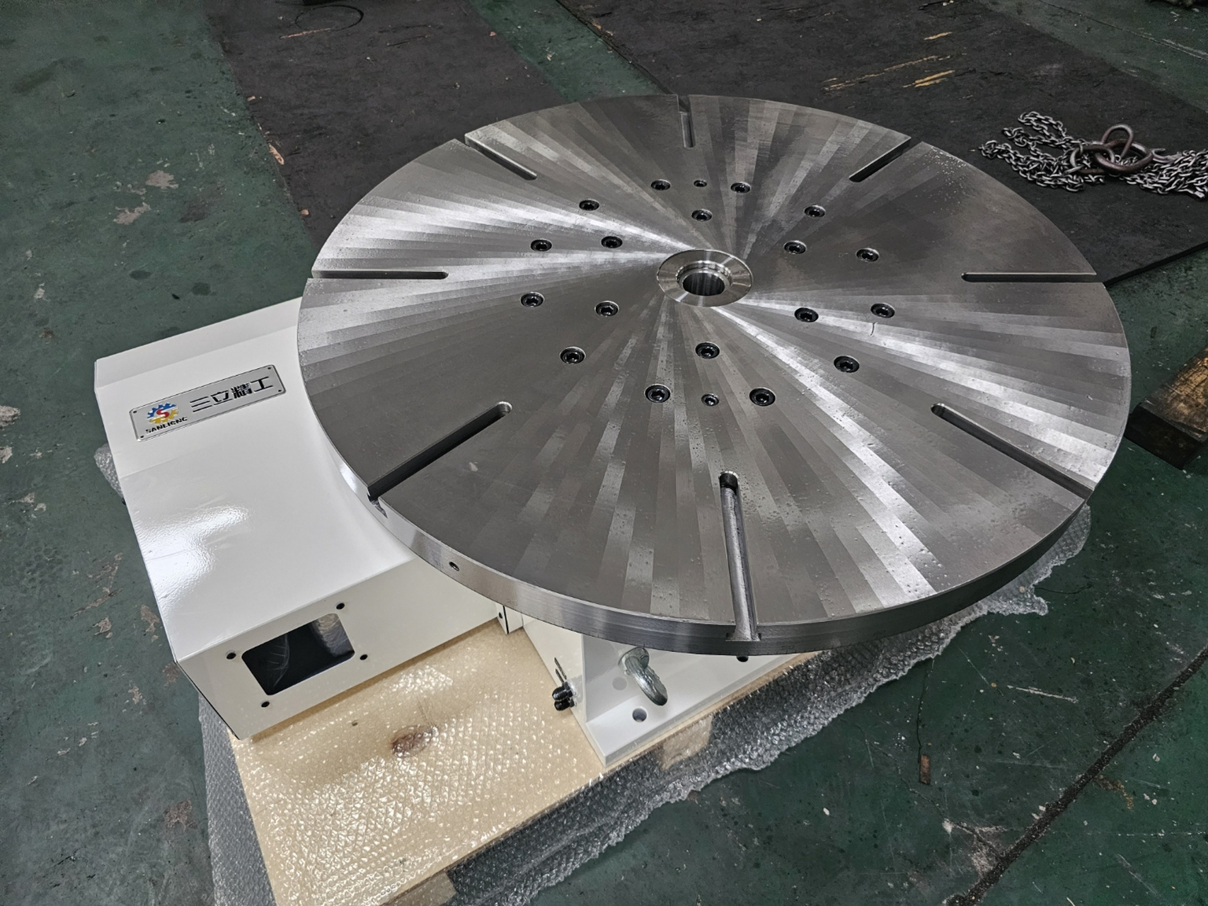 三立精工大型第四轴转台数控分度盘旋转工作台