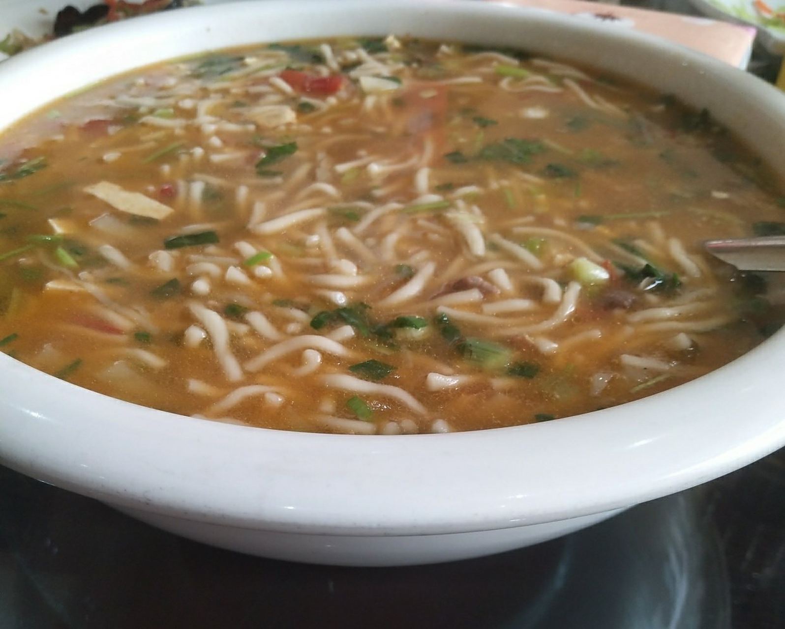 羊肉香头子面,是西北的特色美食