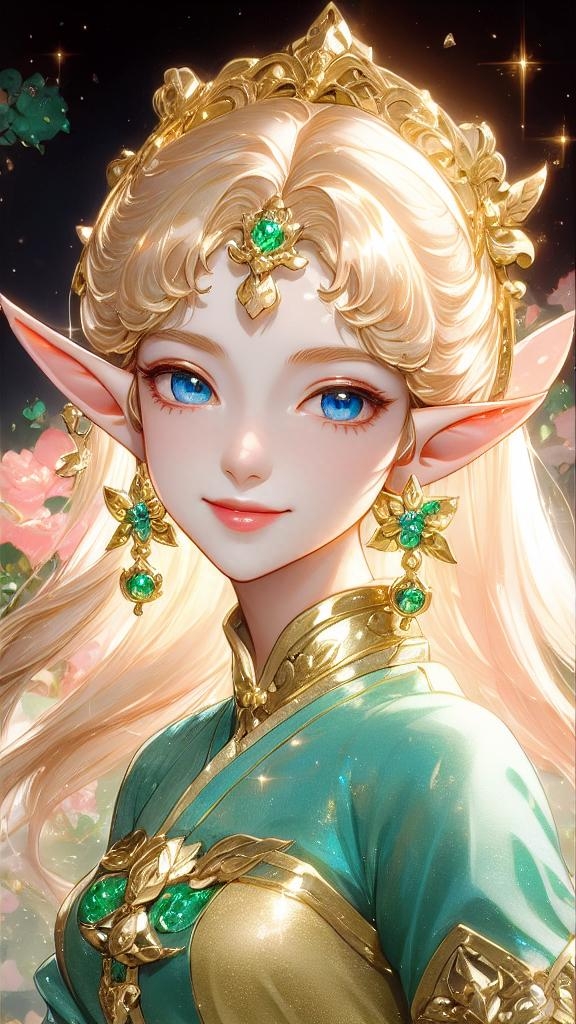💫✨精灵公主降临人间,美到窒息!