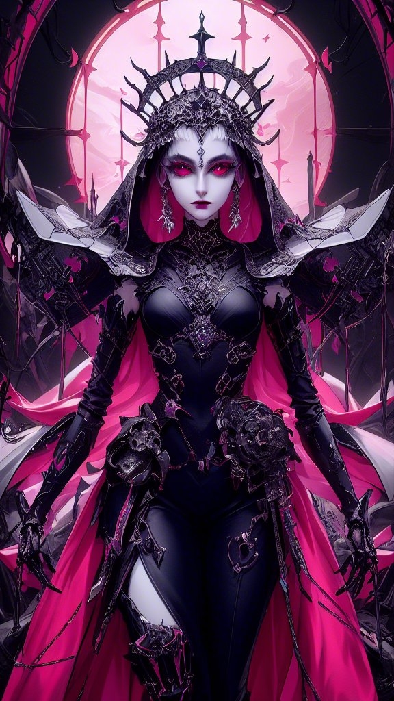 黑夜鬼魅降临,一位神秘女子悄然现身