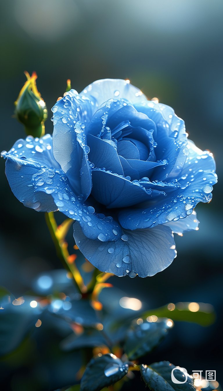 打卡月季系列1:每日一月季花,蓝色风暴