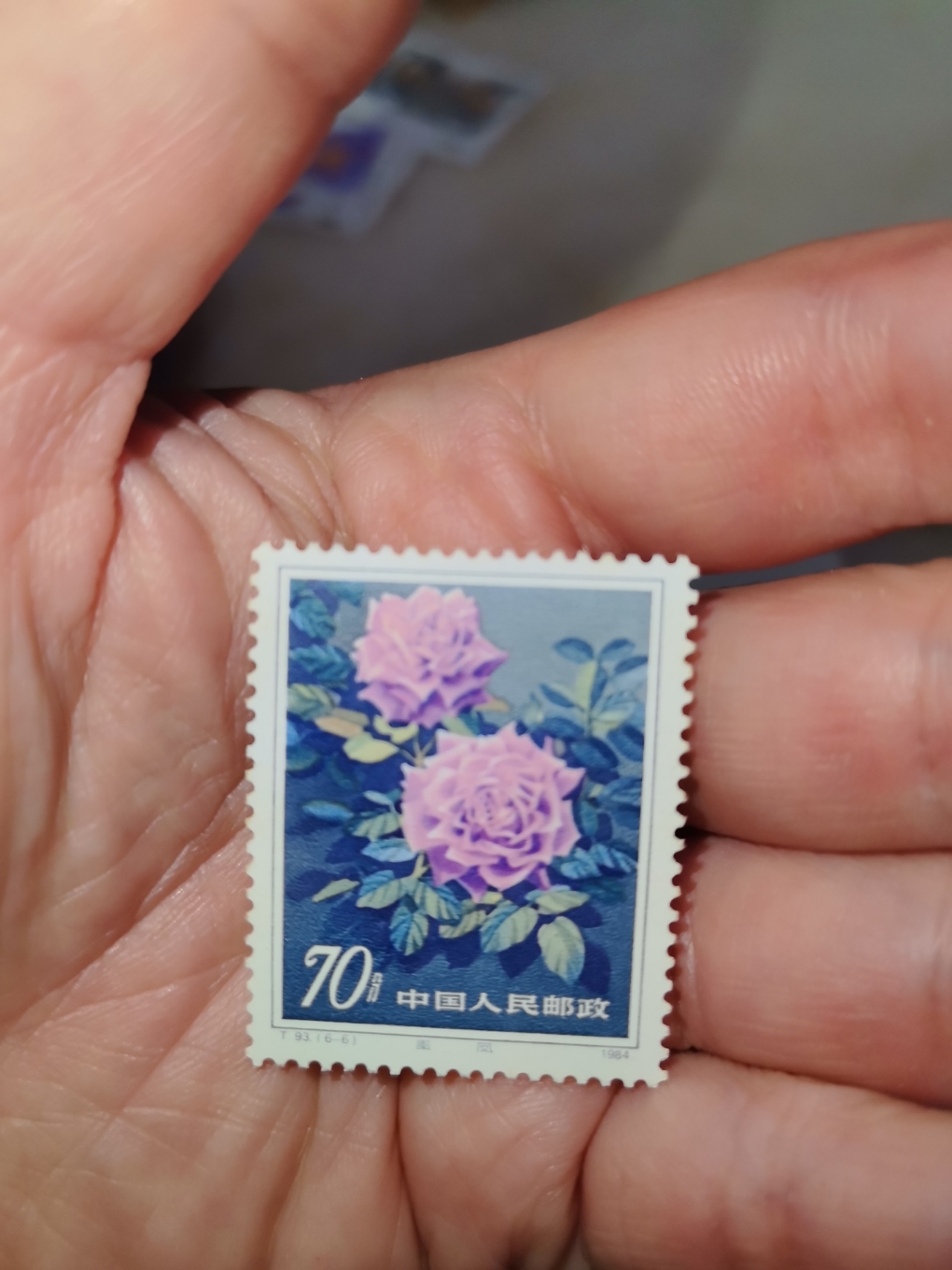 "刚刚拿到手的中国人民邮政新邮票,迫不及待想分享给大家看!