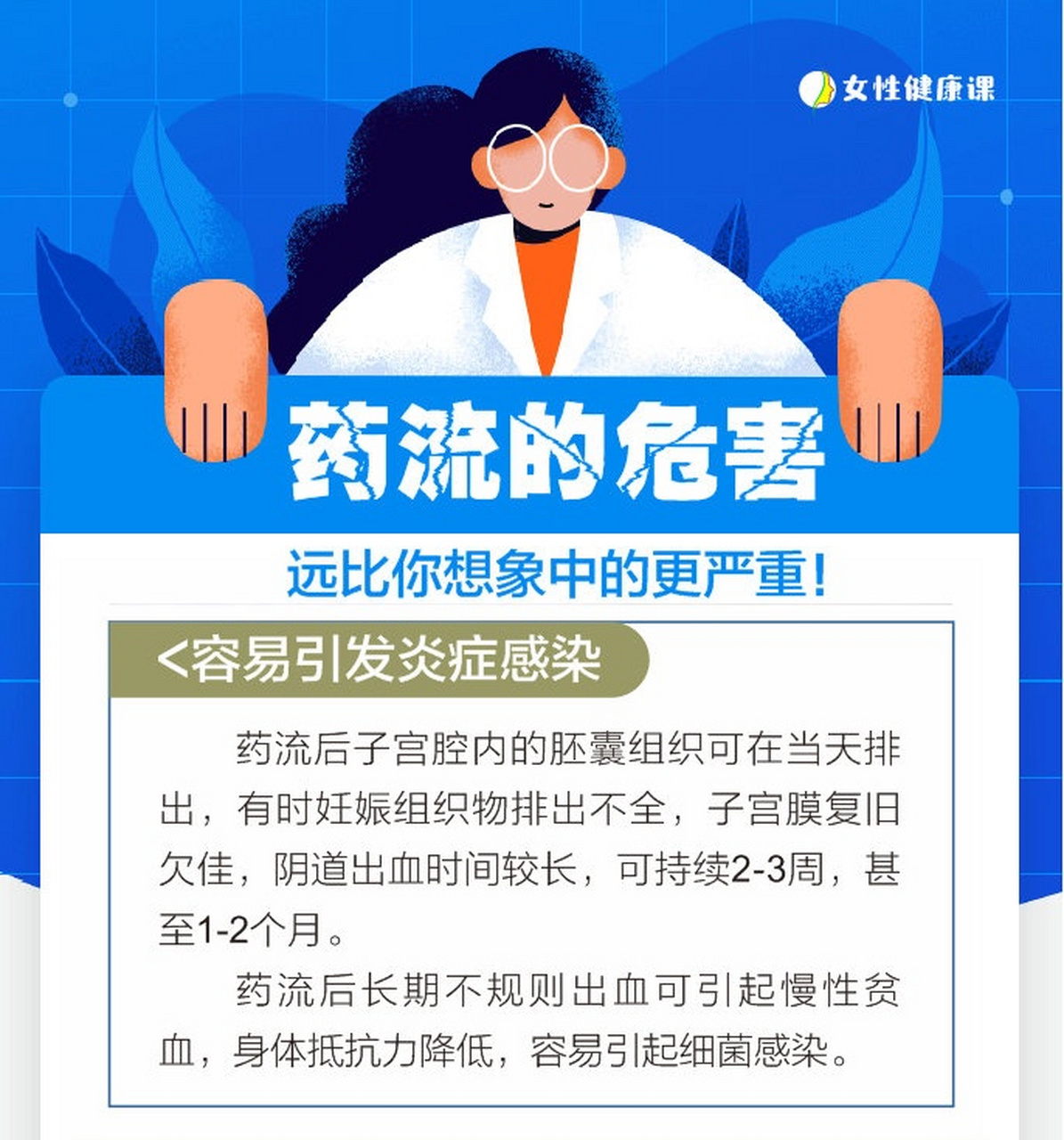 药流的危害图片