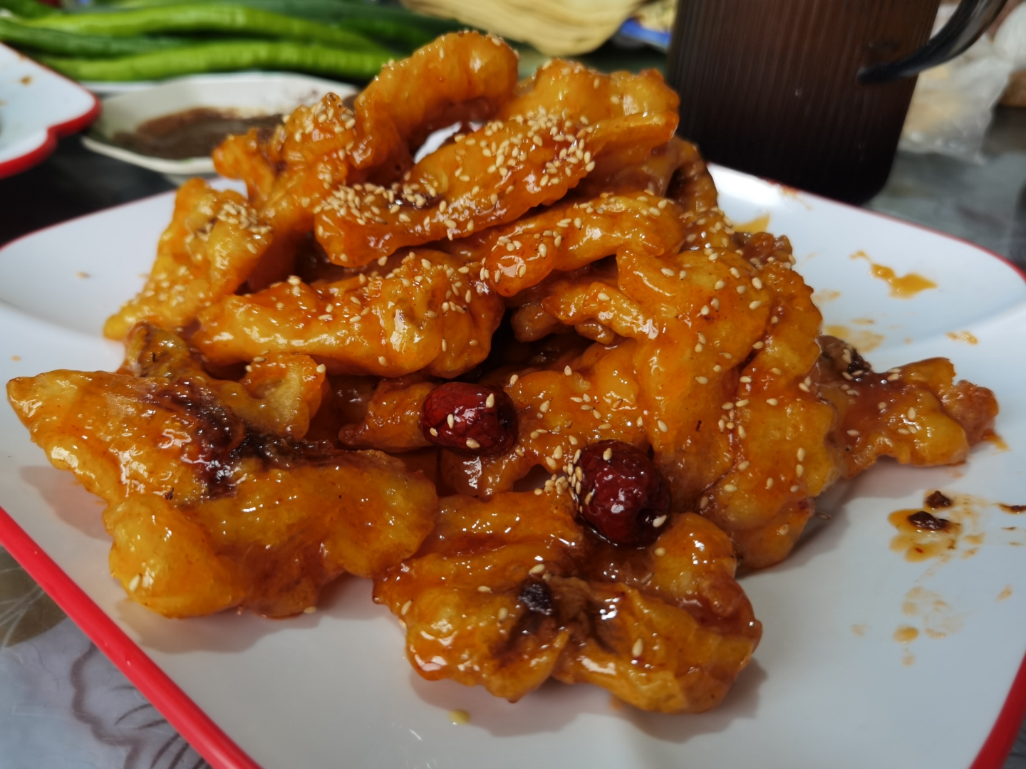 这是锅包鱼,东北菜,特好吃