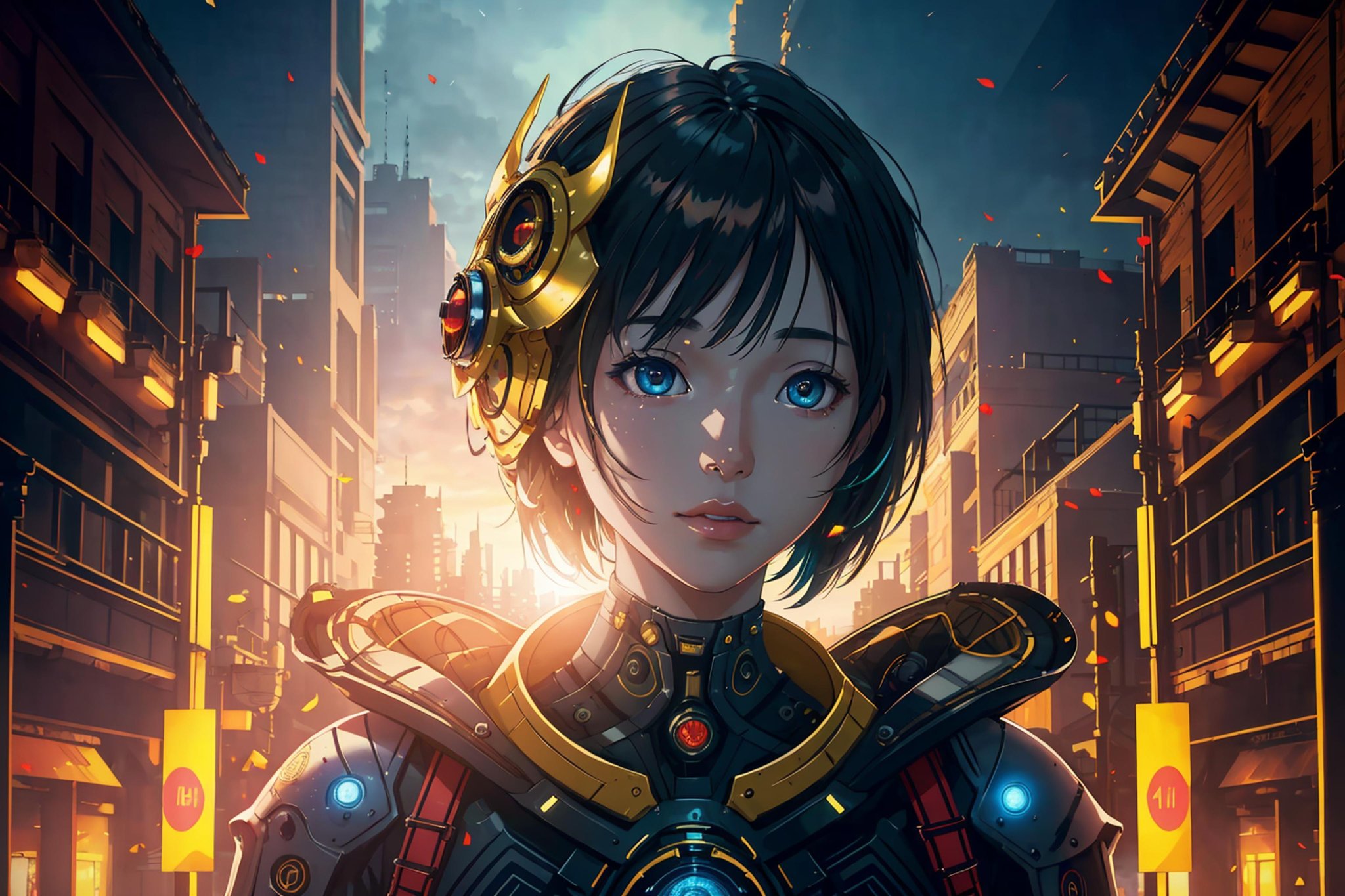 "9578绝美金色铠甲女神!