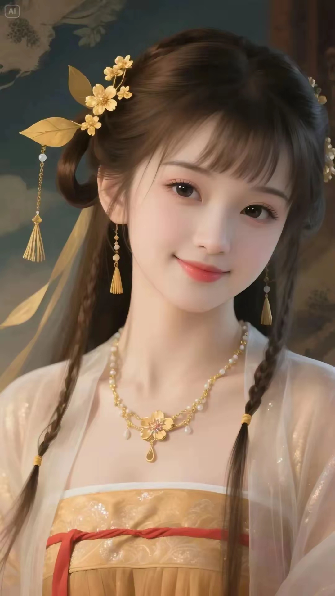 最是回眸春欲破,一街烟火落眉头 现代七律·咏古风甜妹 青衿垂穗缀