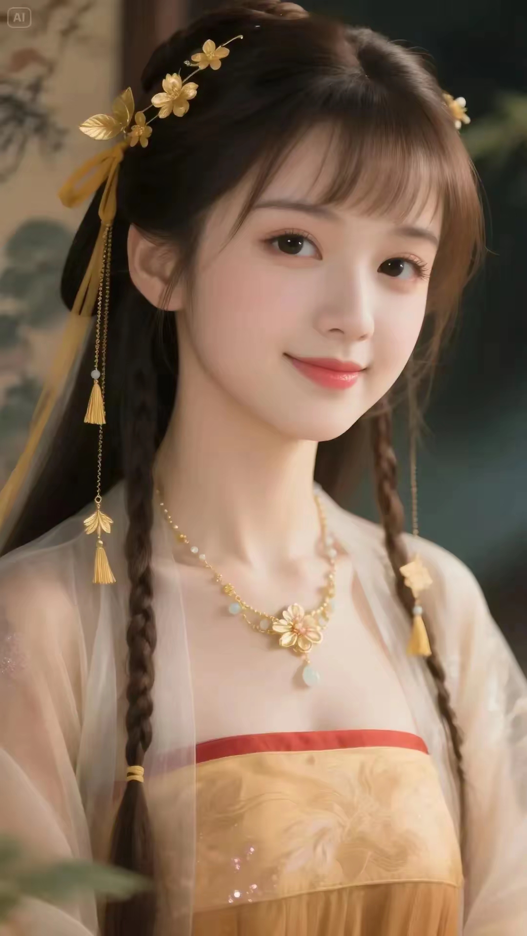 最是回眸春欲破,一街烟火落眉头 现代七律·咏古风甜妹 青衿垂穗缀