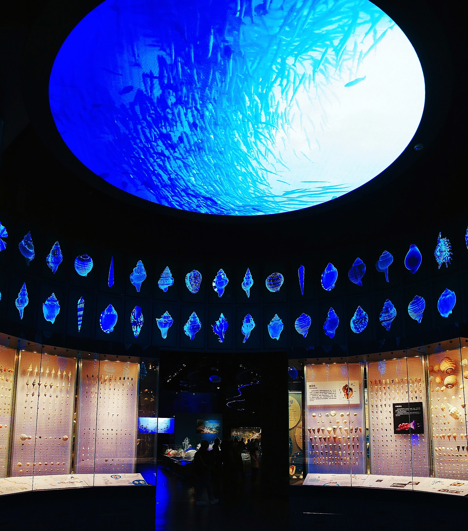 国家海洋博物馆,号称海上故宫. 占地15万平方米,展览面积2.