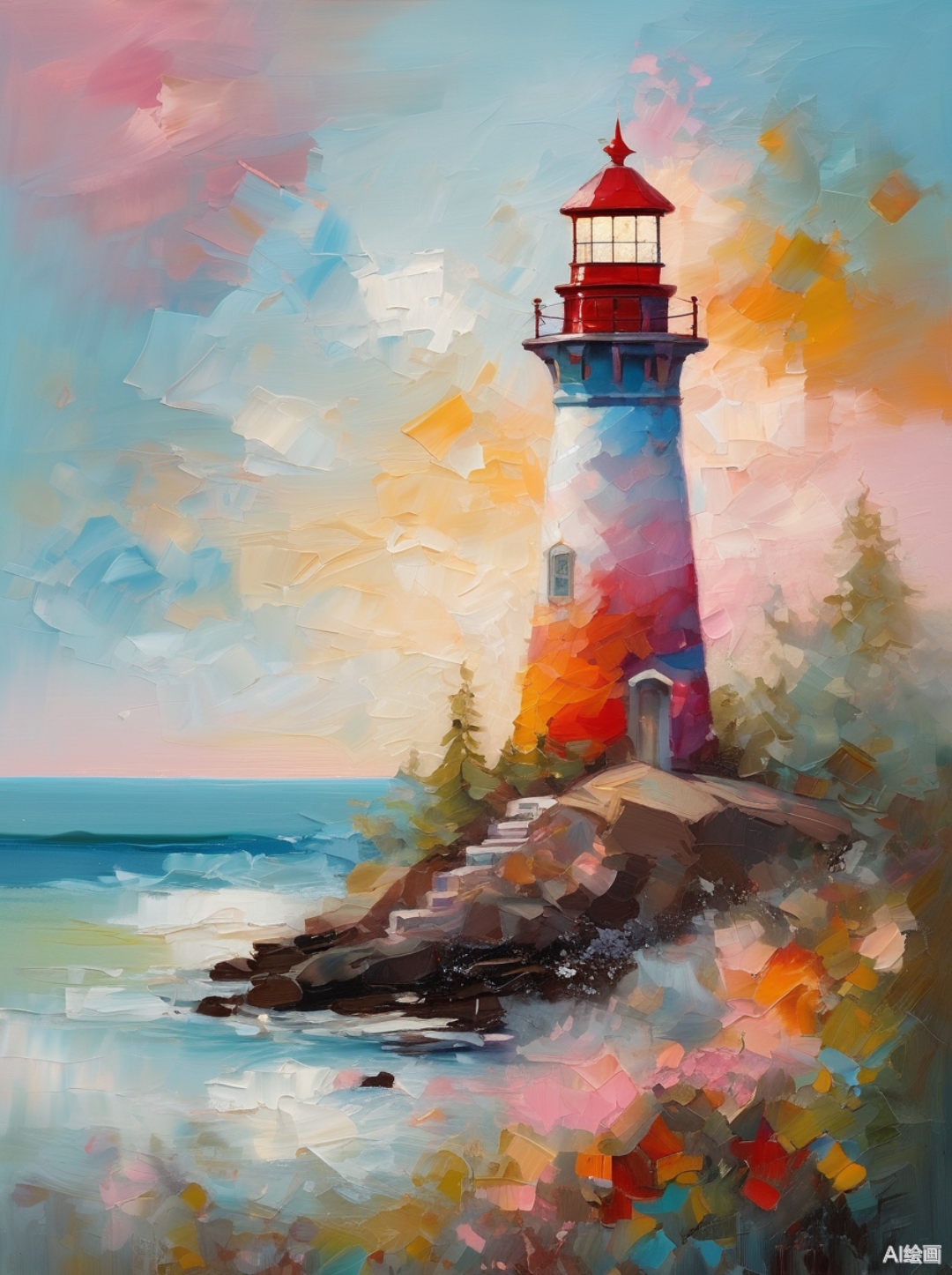 50加学ai绘画|灯塔