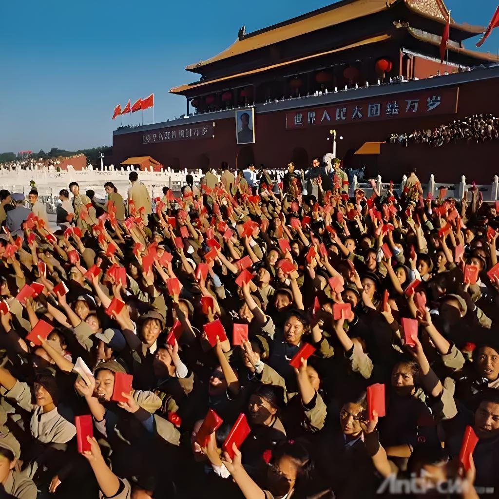 下面百姓缺衣少食,红旗征兵现场新中国成立人欢呼93阅兵中的手摇国旗