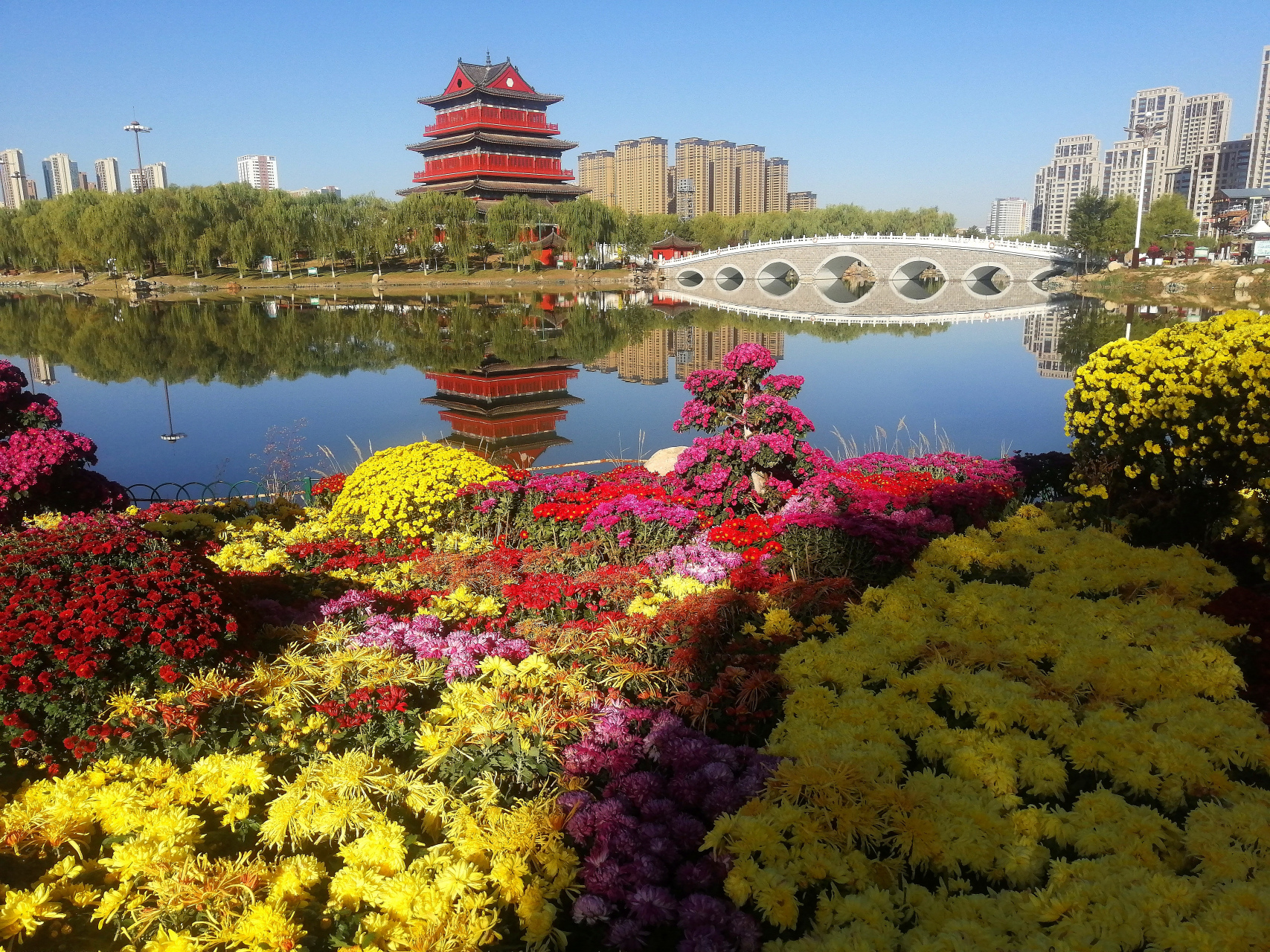 14郭有生摄于榆林河滨公园