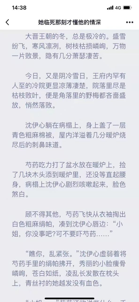 完整版《沈伊心封勍/大晋王朝的冬》又名《沈伊心封勍》沈伊心封勍