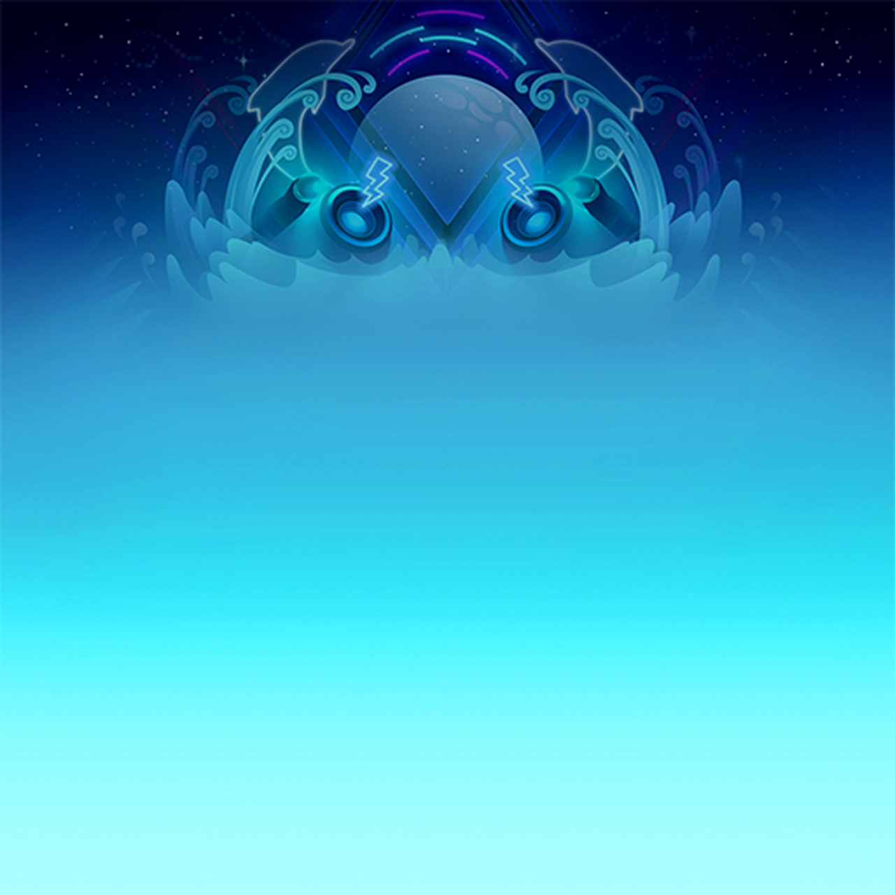 滚动的天空海洋关卡背景图 #滚动的天空