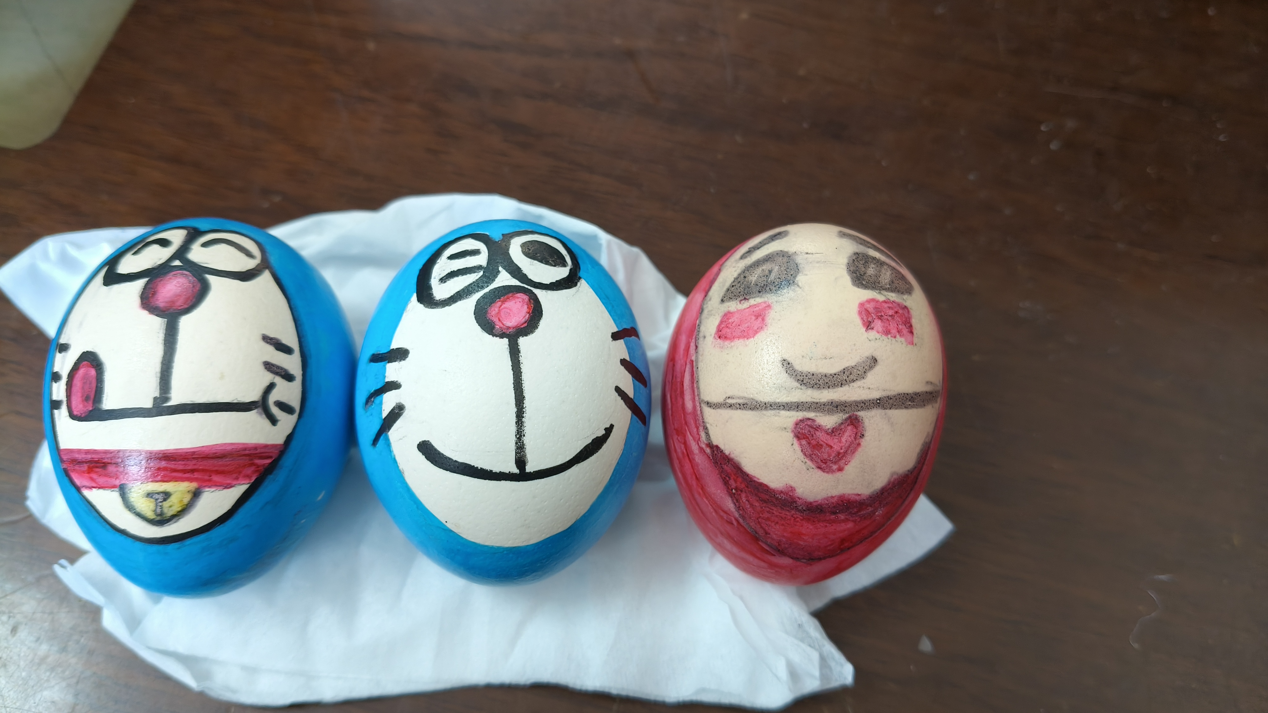 鸡蛋艺术,童趣满满!班里小朋友的艺术品.#今日春分