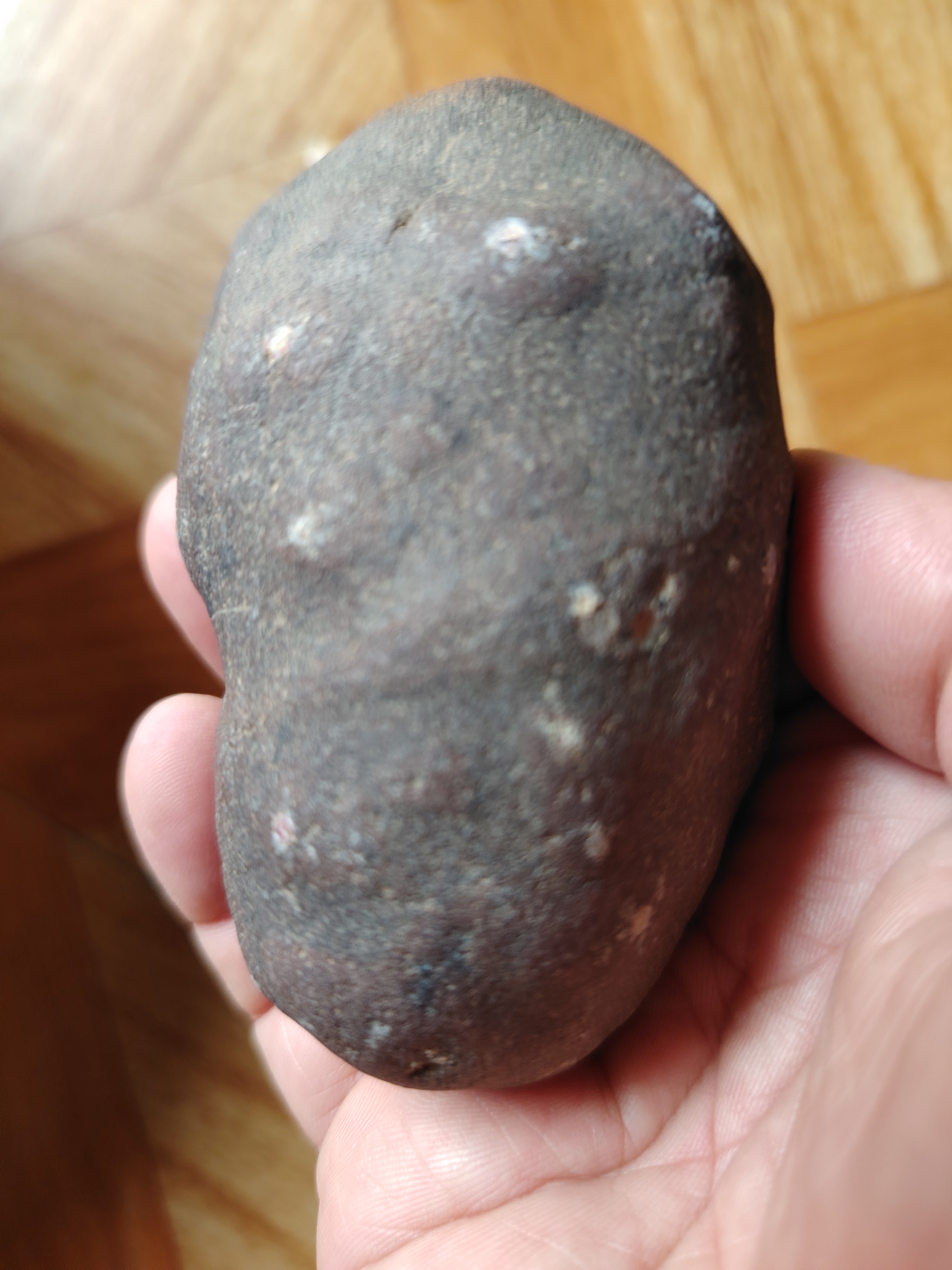 托托的一个手把件,凸出位置按摩刺激穴位,好极极好,小球粒陨石,弱磁