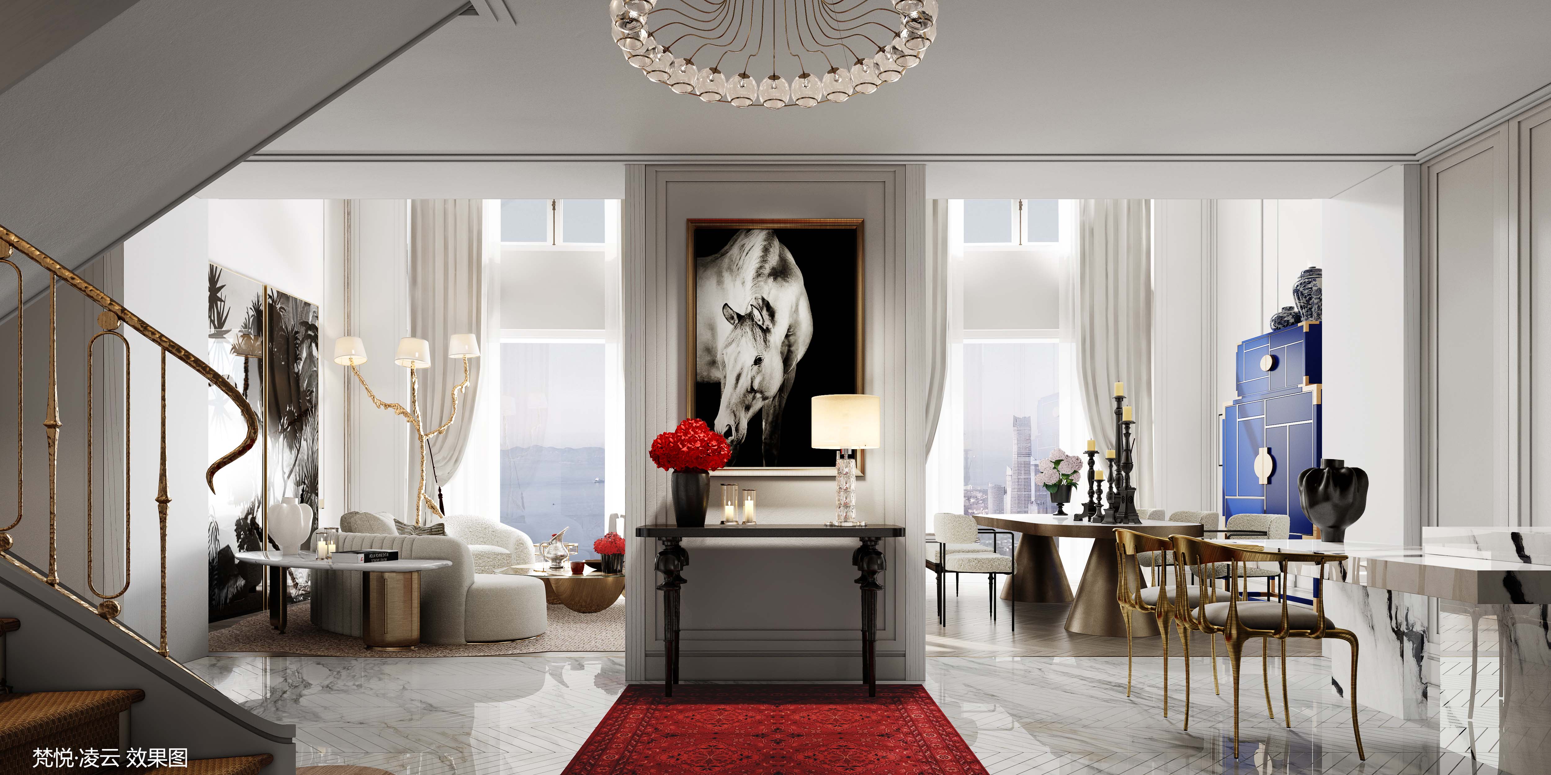 青岛梵悦凌云,是建筑大师贝聿铭和他的"贝氏建筑事务所"留下的作品