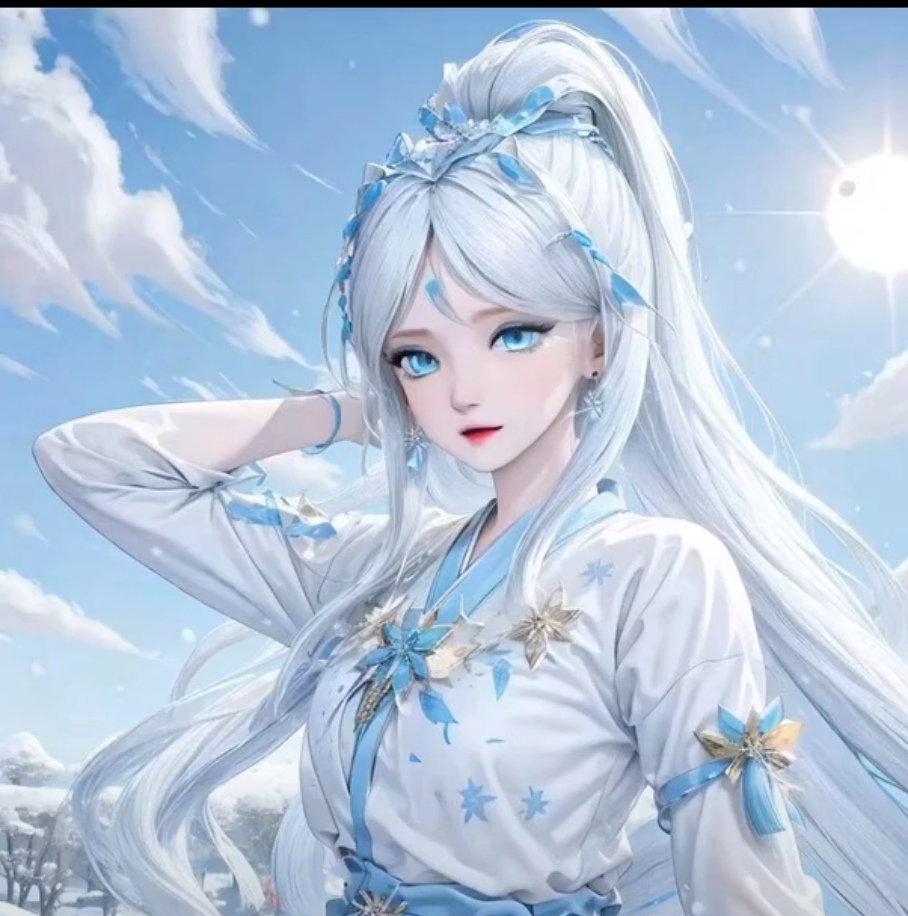 冰公主的二次元美图来啦!