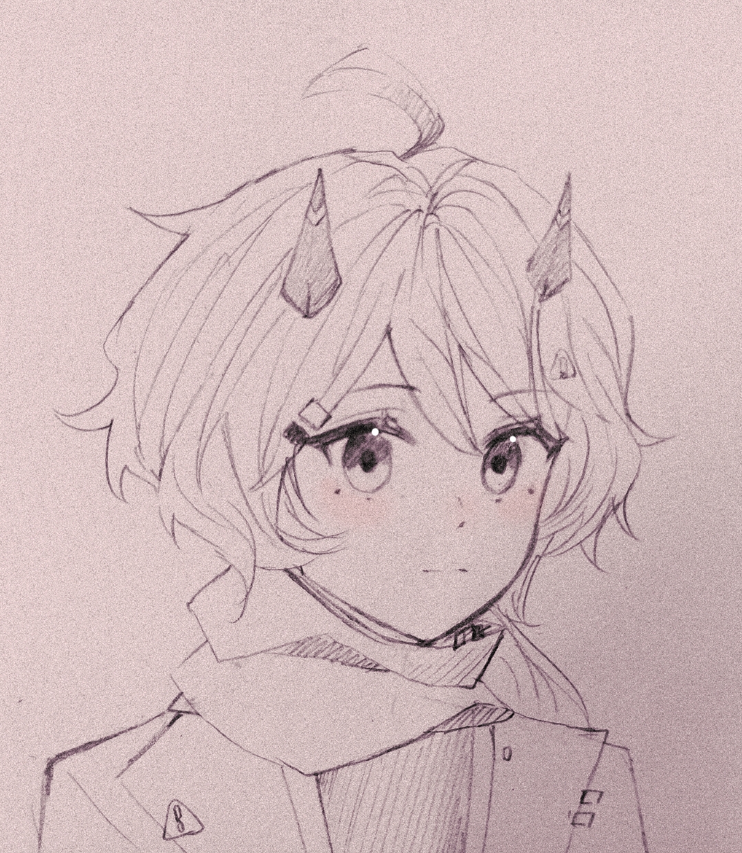 本来想画个男的,结果变成了女的