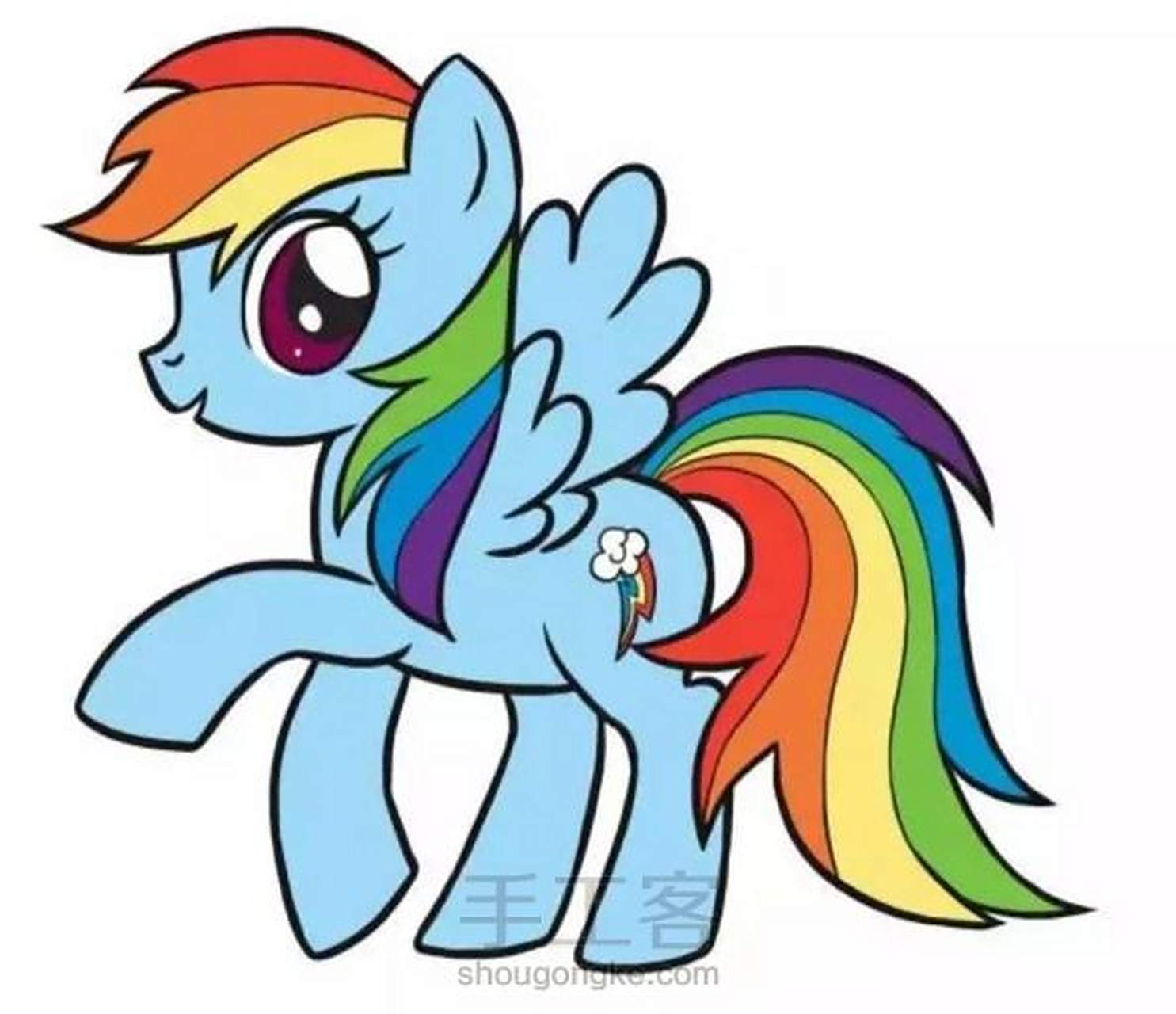 小马宝莉美图# 彩虹音爆云宝!