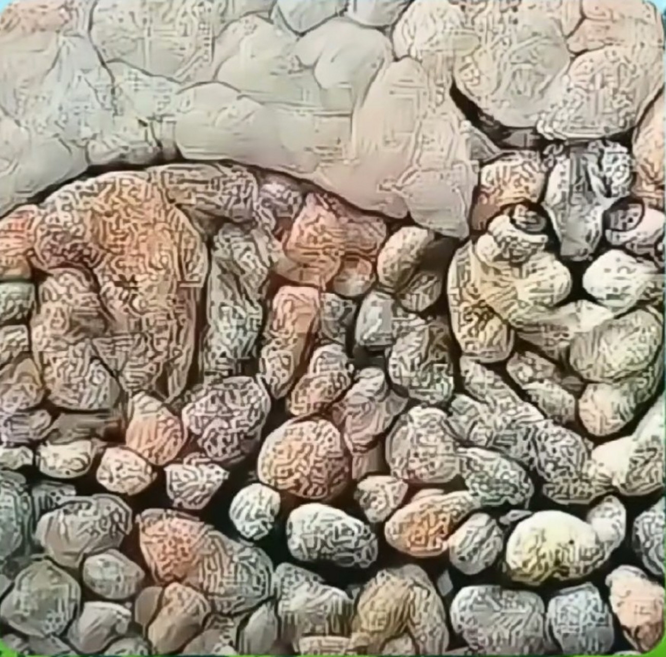 找一找这张图中有一张人脸,据说智商超过120的人才能找到,你的智商是