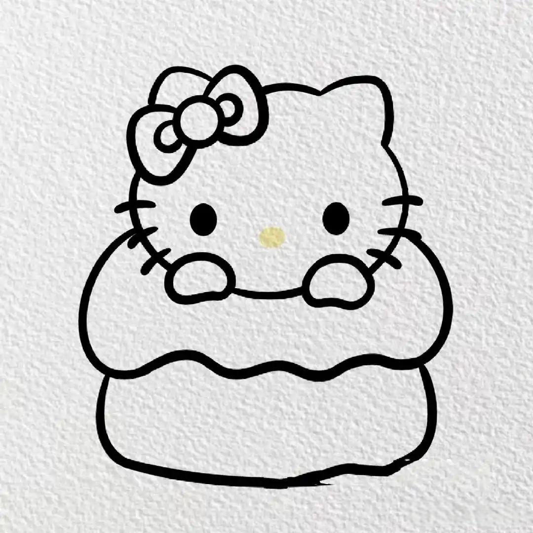 简笔画|【kitty猫】