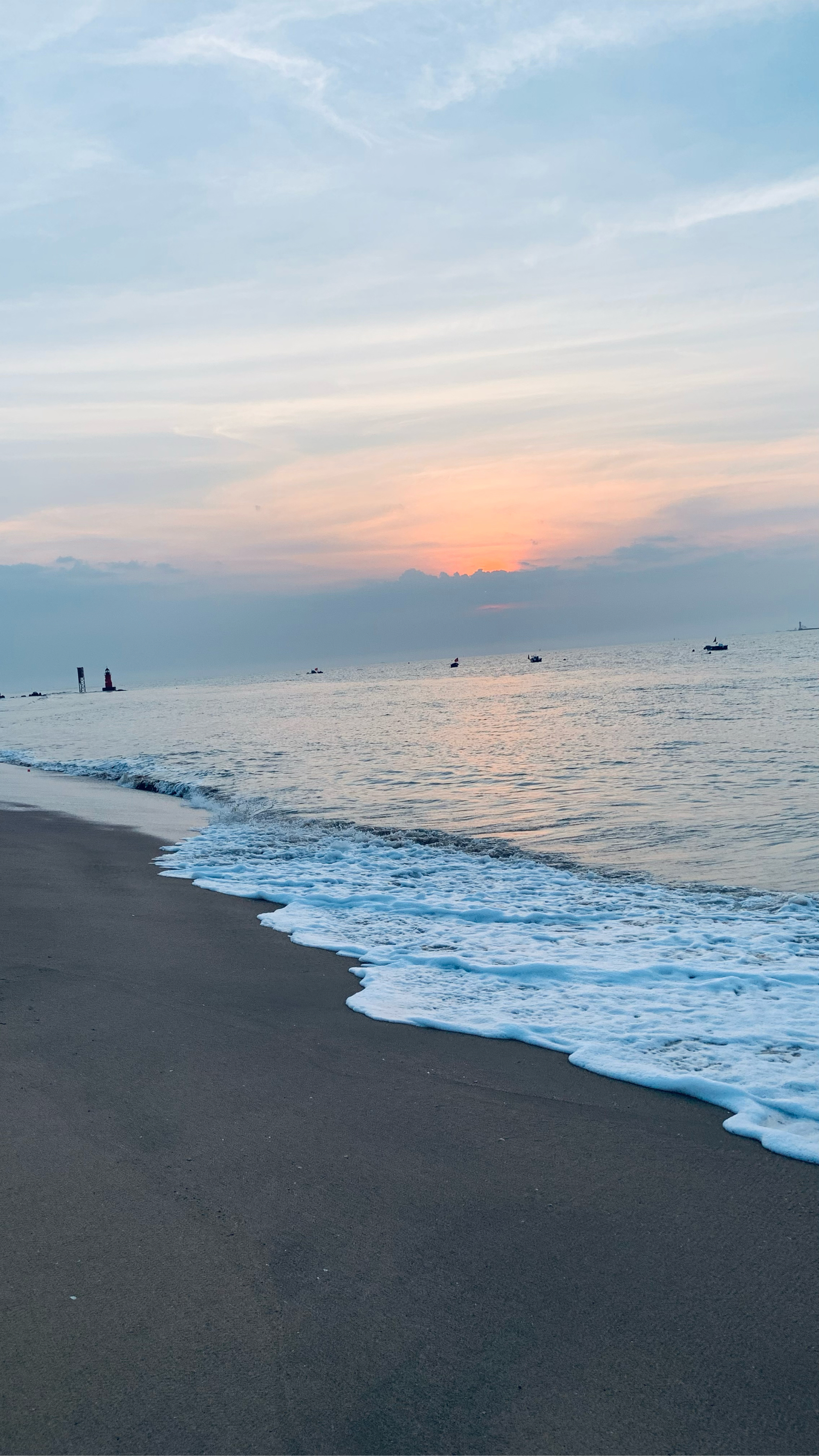 海水朝日图片