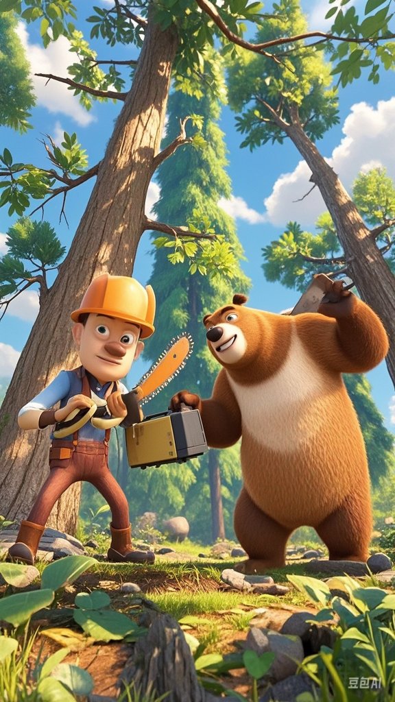 《光头强的转变》